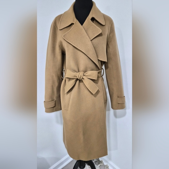 Theory Wrap Trench Coat in Double-Face - Size L - Picture 1 of 7